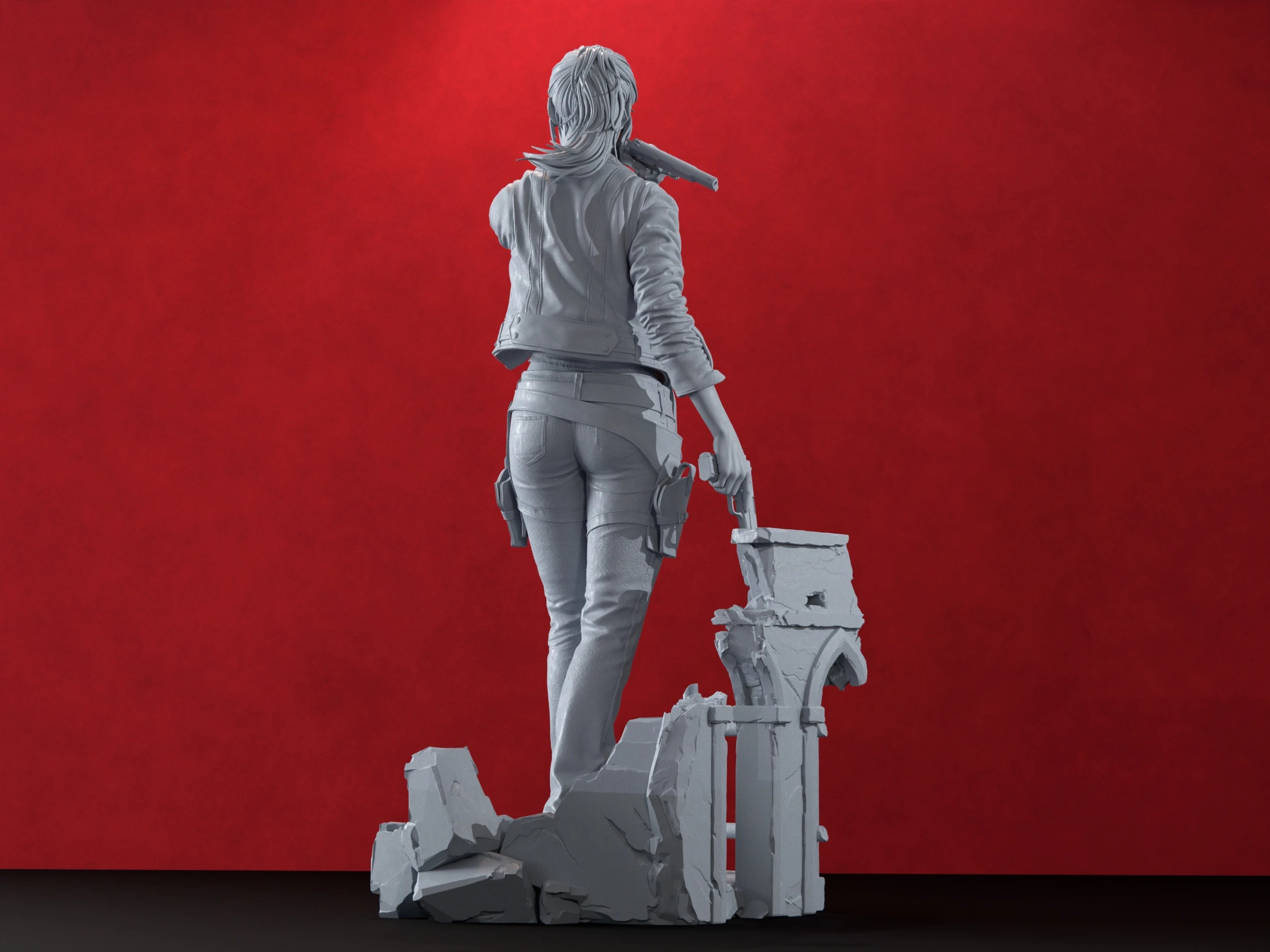 Figura de Resina Claire Redfield, Resident Evil Veronica – Hell Creator – taille 10 ans / 140 cm 4