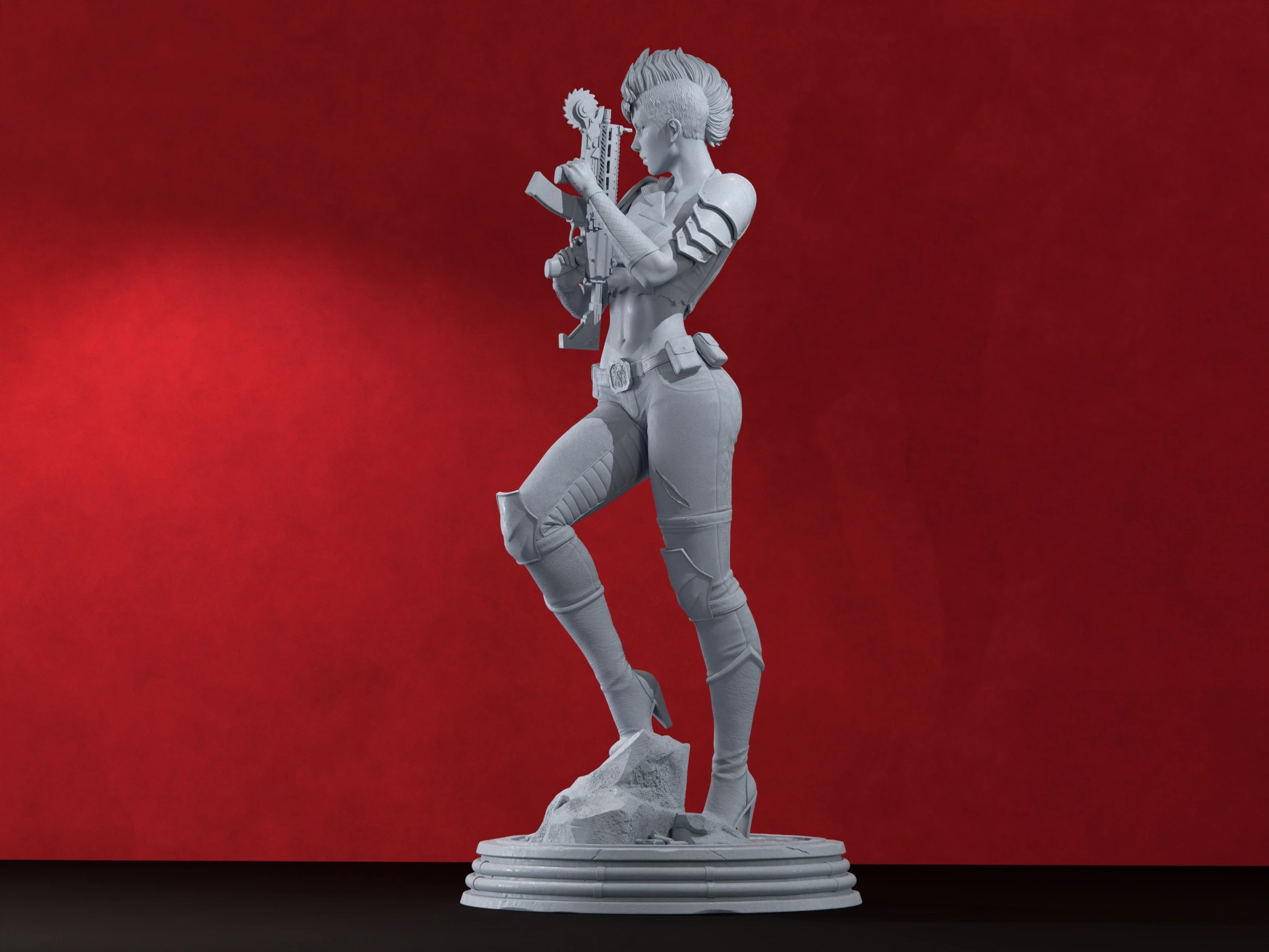Zarana de G.I. Joe. Figura de Resina – Alejandro Abe – taille 10 ans / 140 cm 4