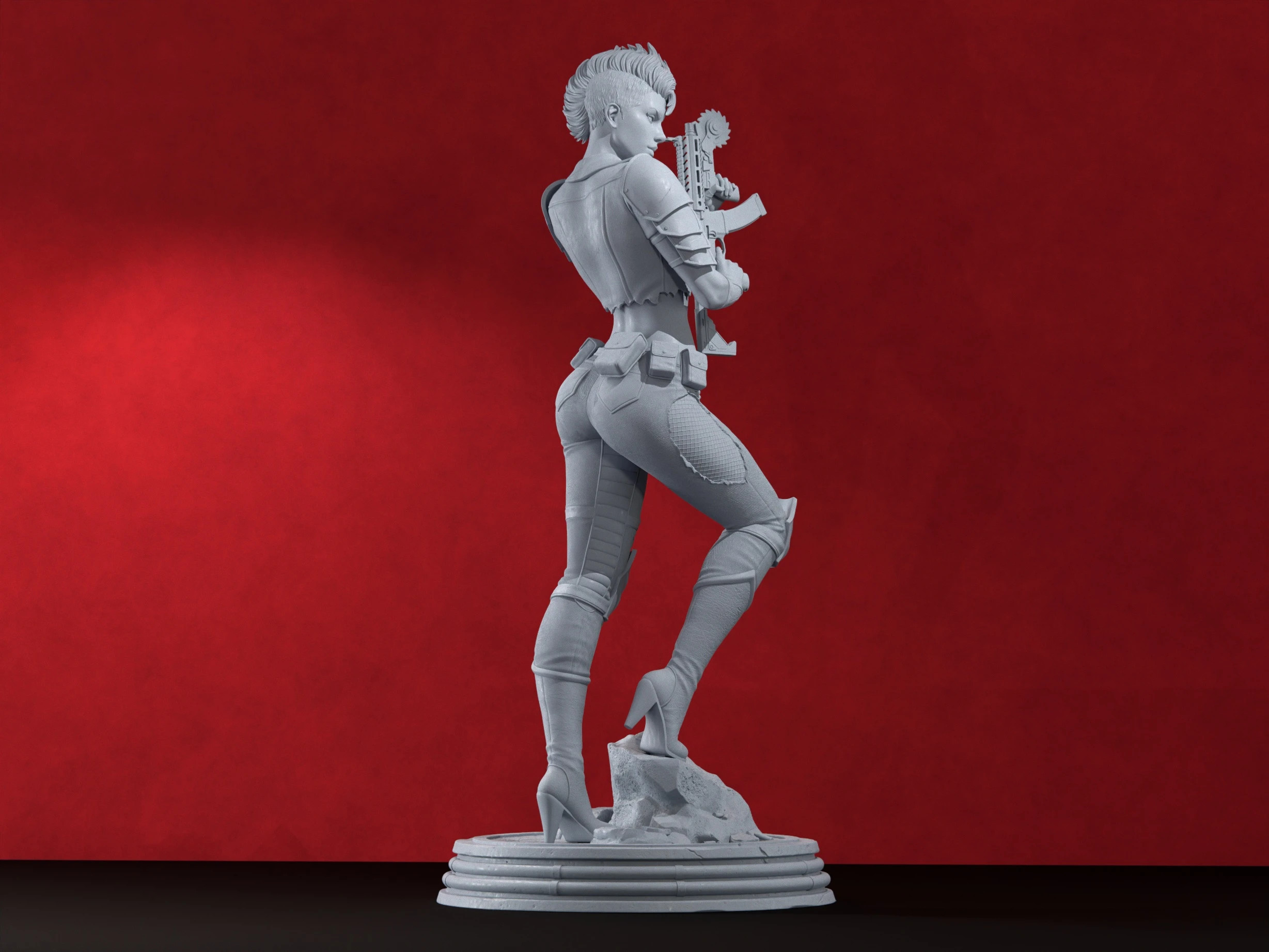 Zarana de G.I. Joe. Figura de Resina – Alejandro Abe – taille 10 ans / 140 cm 2
