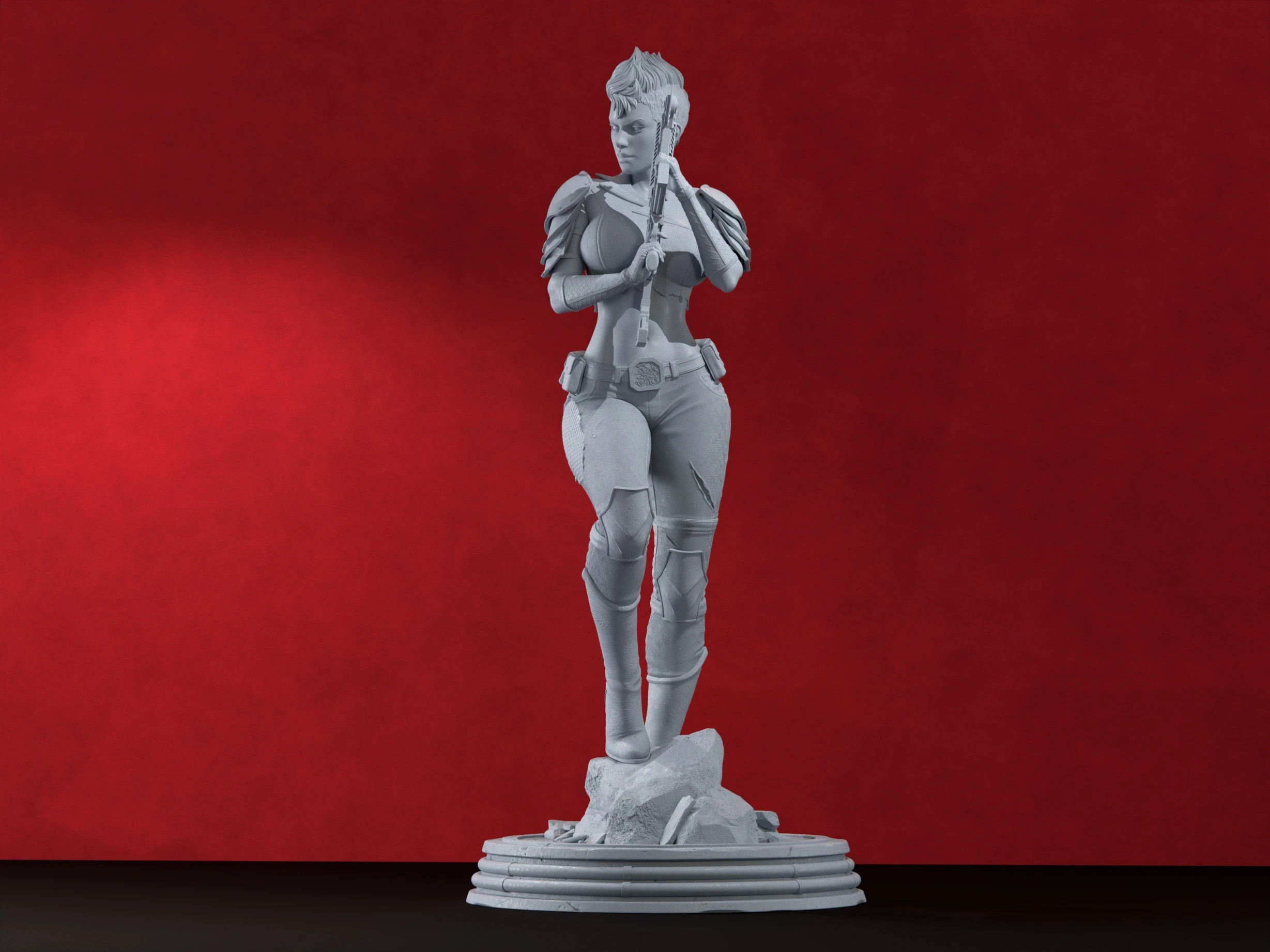 Zarana de G.I. Joe. Figura de Resina – Alejandro Abe – taille 10 ans / 140 cm 5