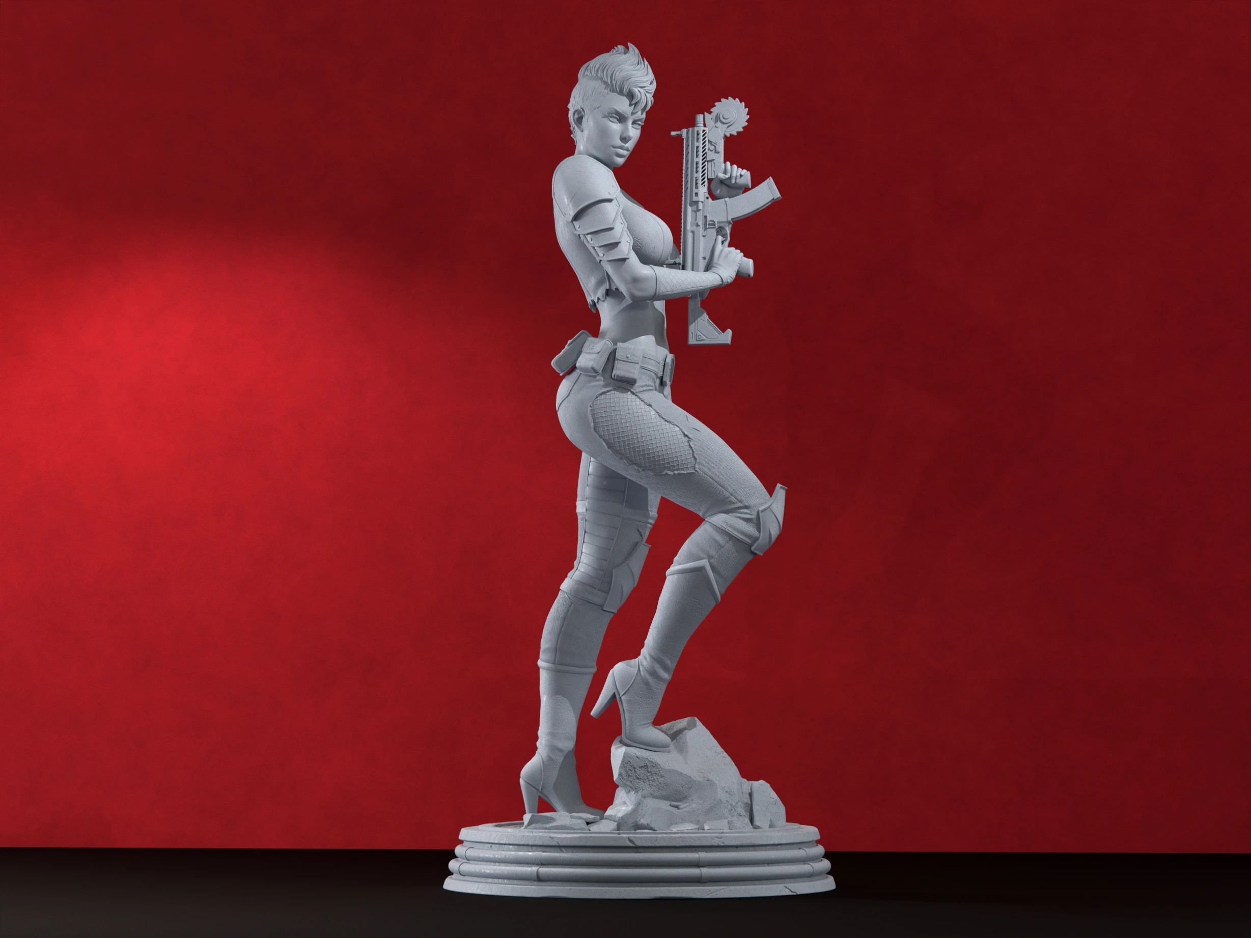 Zarana de G.I. Joe. Figura de Resina