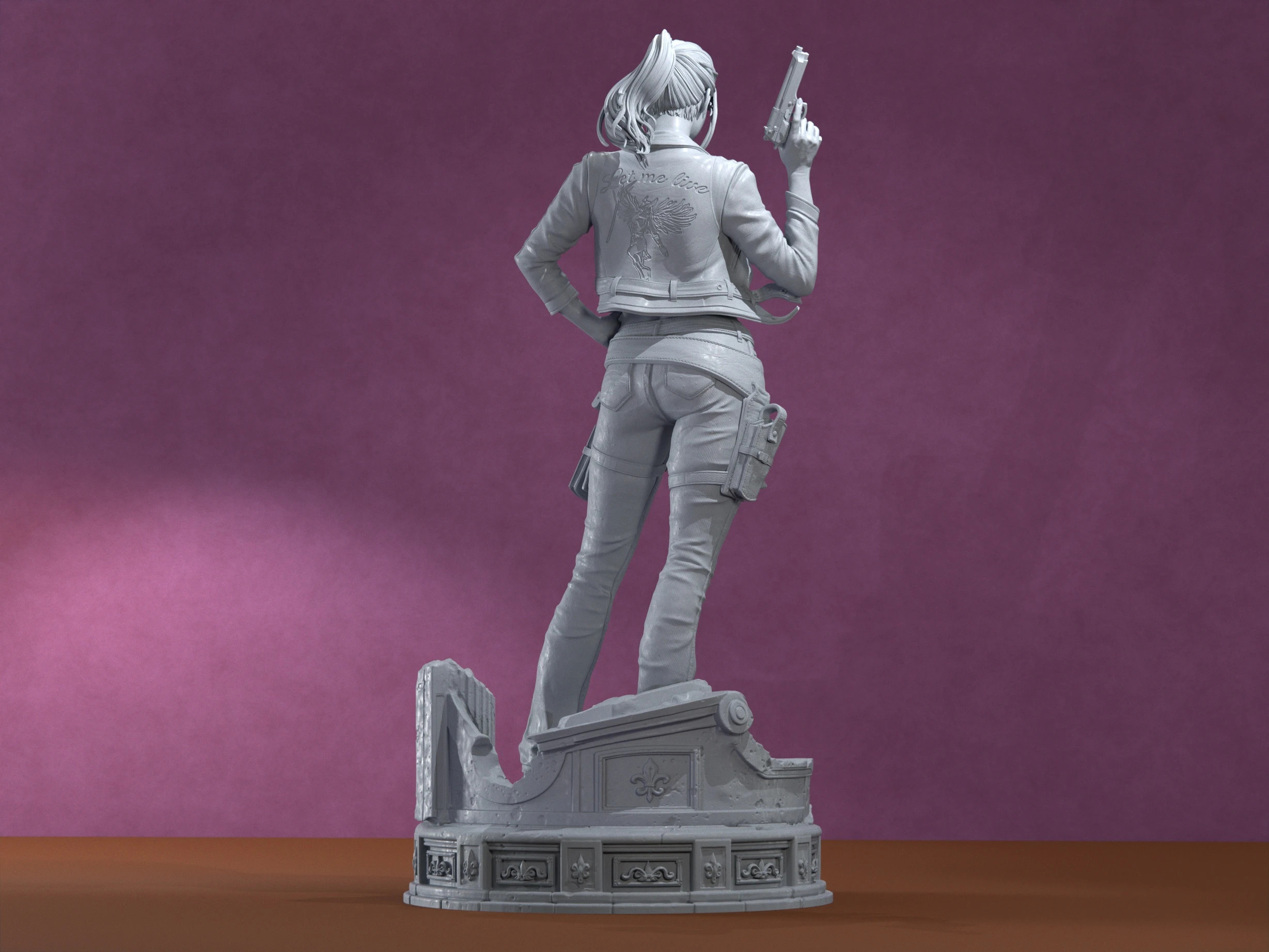 Figura de Resina de Claire Redfield, de Resident Evil Code: Veronica – Claire Redfield 3