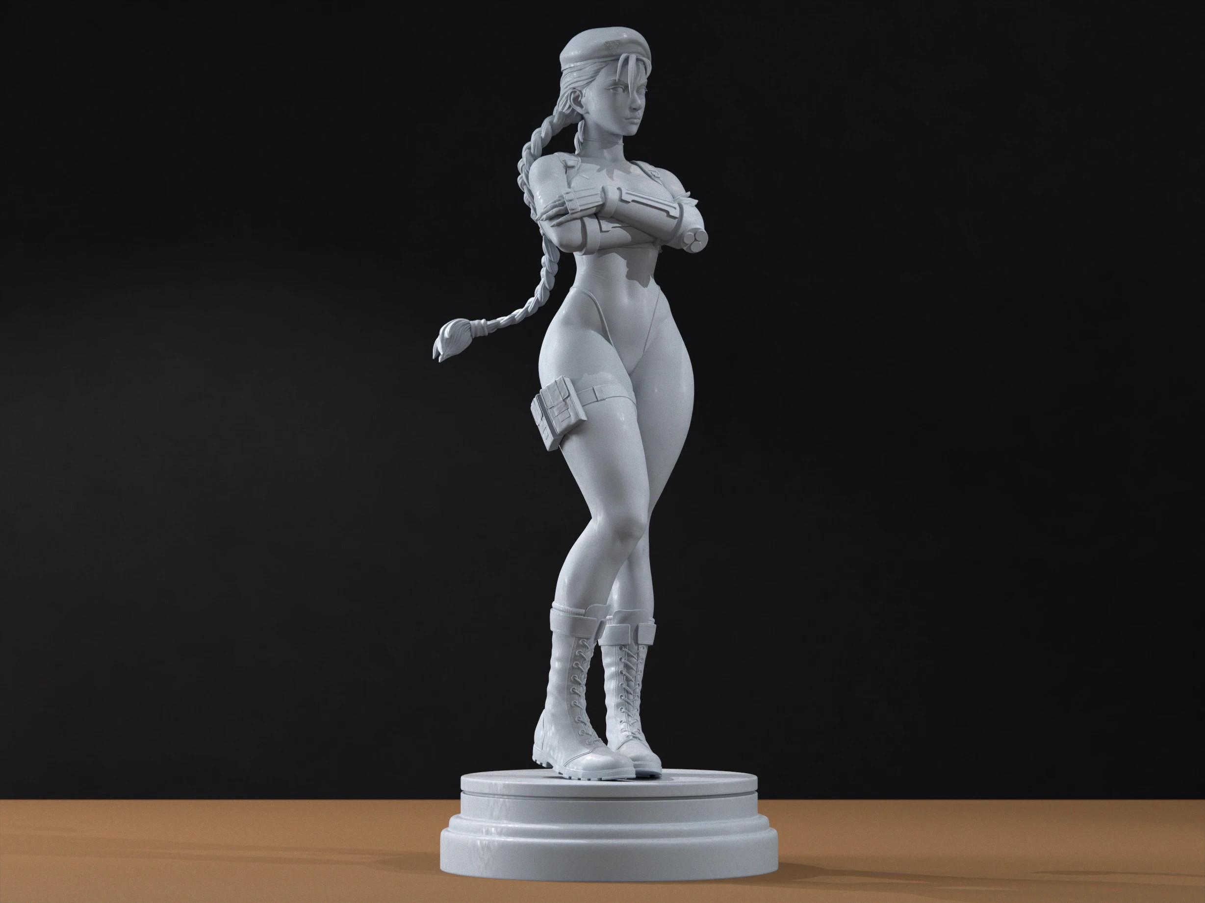 Figura de Resina de Cammy White. Street Fighter – Cammy White – taille 7 ans / 122 cm 2