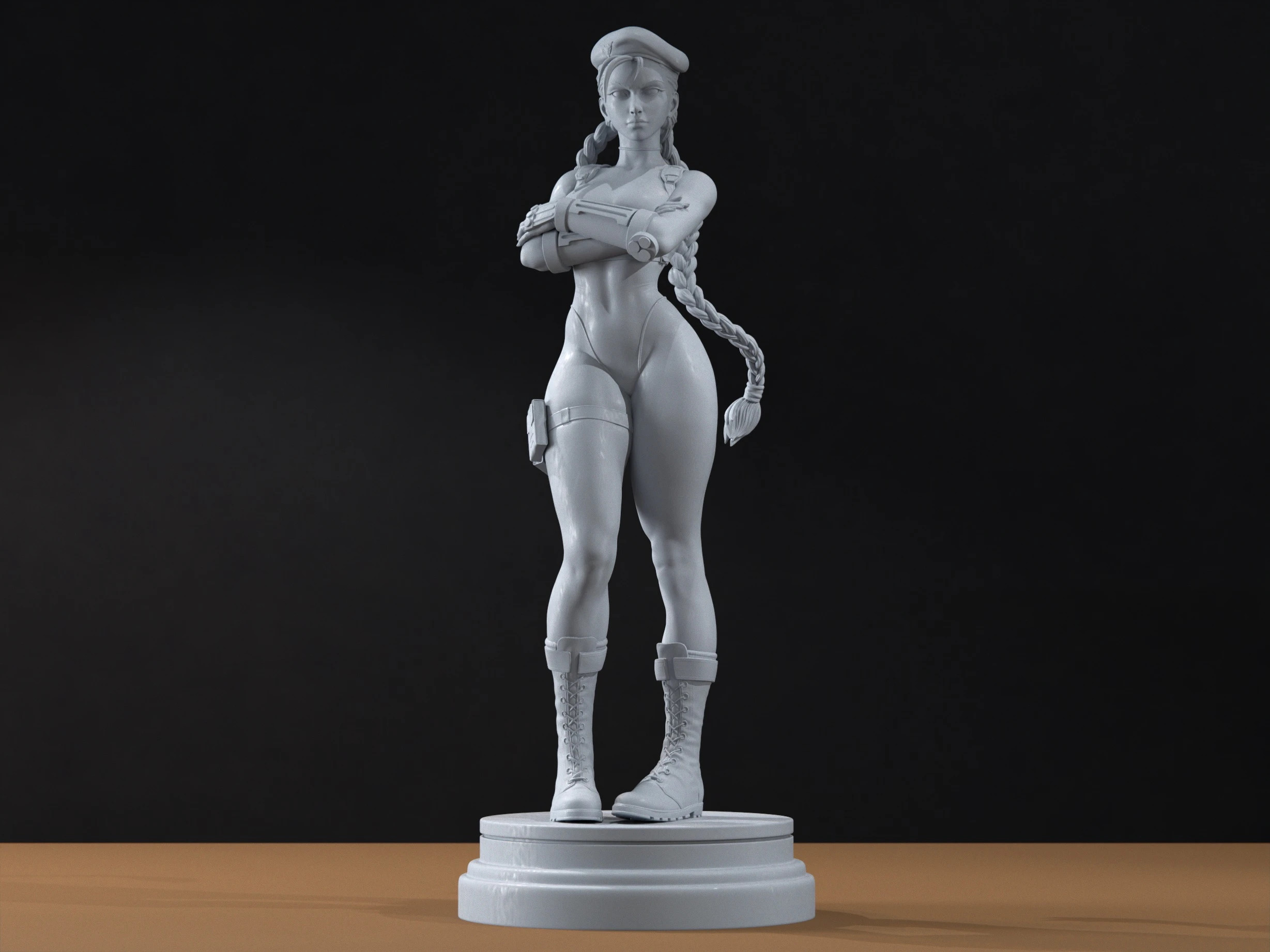 Figura de Resina de Cammy White. Street Fighter – Cammy White – taille 7 ans / 122 cm