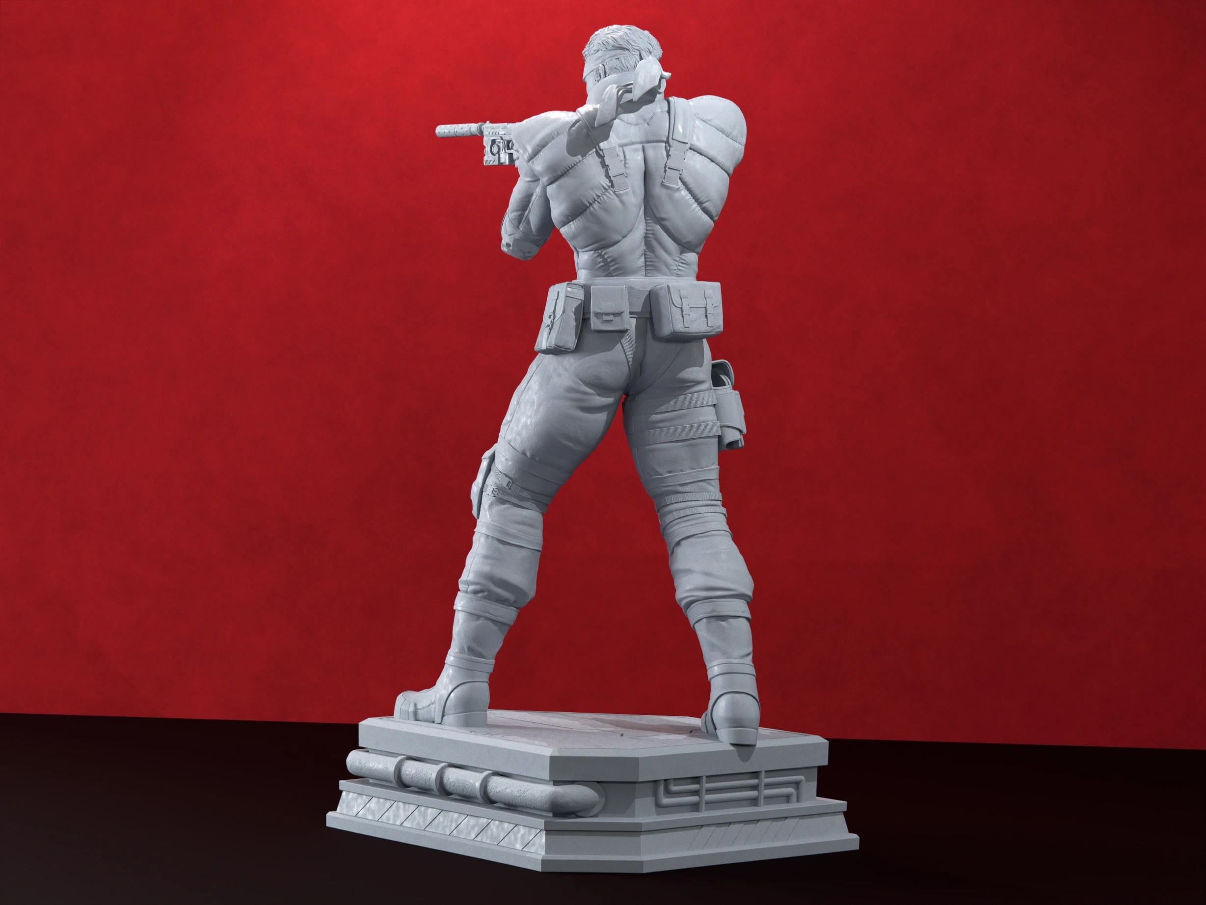 Figura de Resina de Solid Snake (Metal Gear Solid) – CA3D Studios 4
