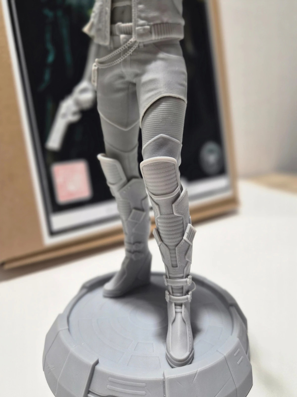 Garage Kit de Resina de V (Female), Cyberpunk 2077 – h3ll Creator 3