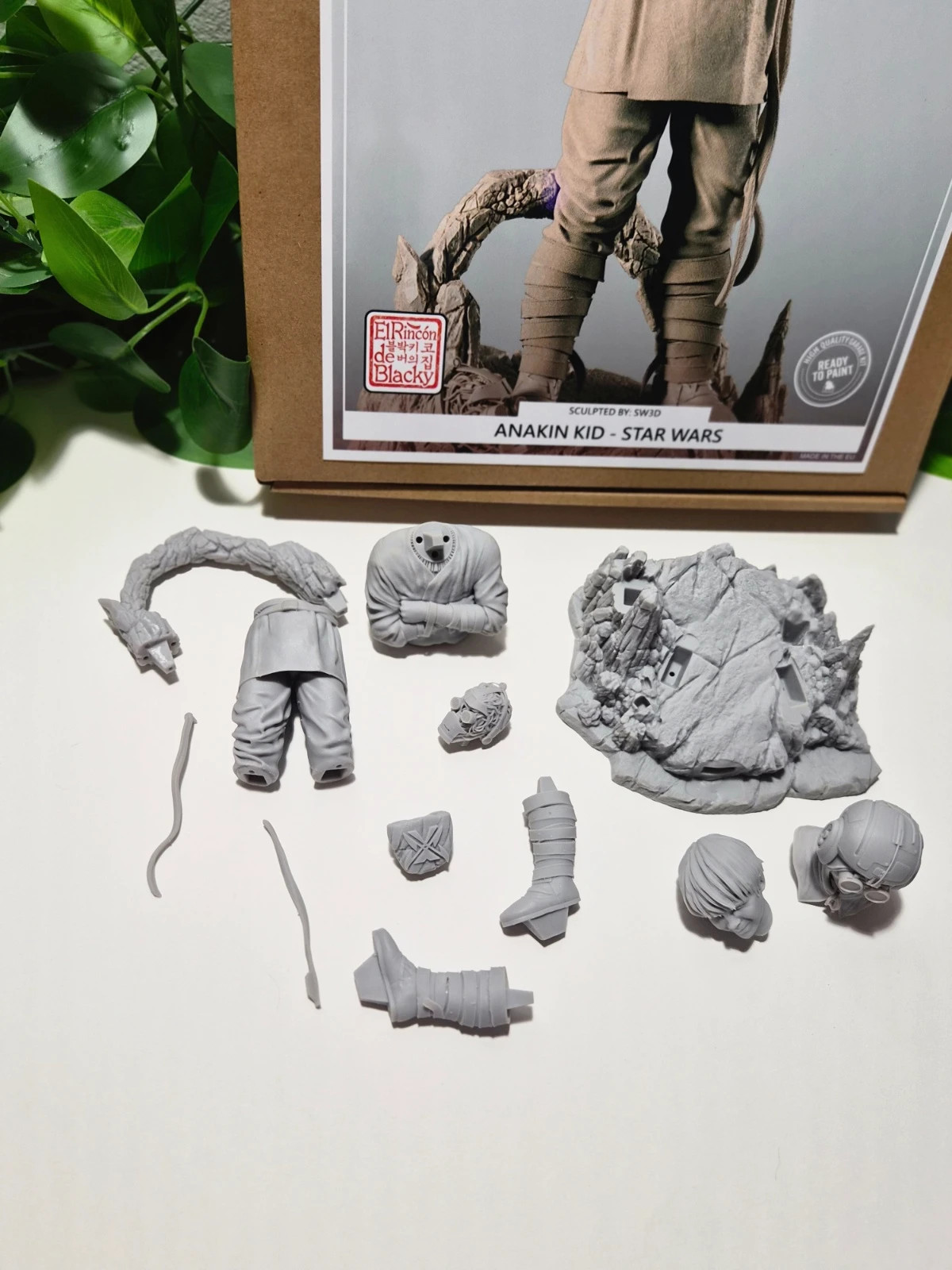 Garage Kit Figura de Anakin de niño. Star Wars – sw3d 5