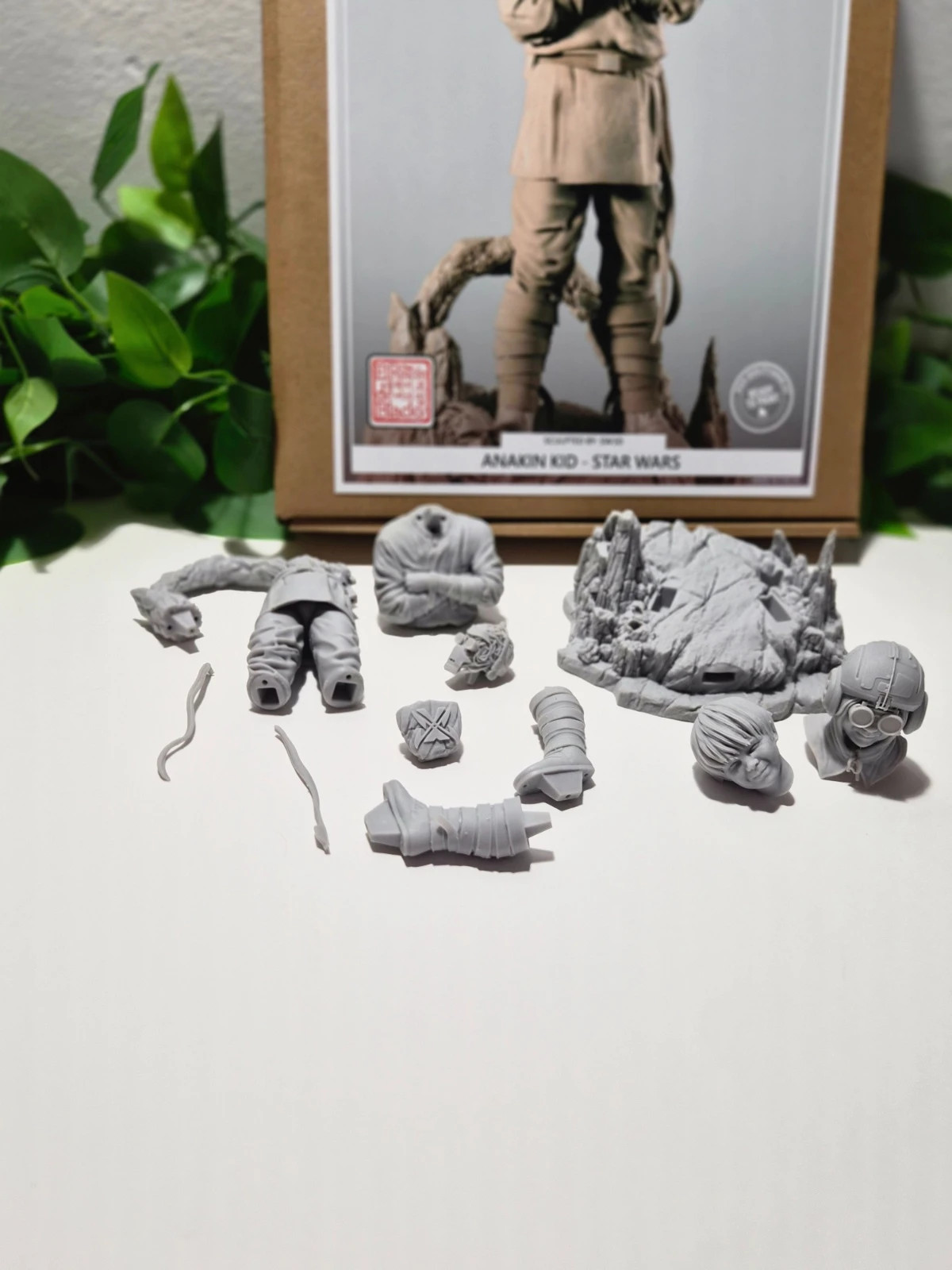 Garage Kit Figura de Anakin de niño. Star Wars – sw3d 4