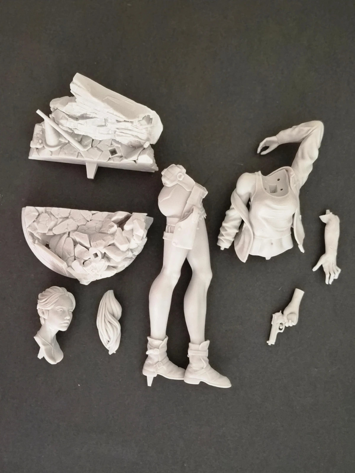 Figura de Resina de Claire Redfield, de Resident Evil – Claire Redfield – taille 7 ans / 122 cm 5