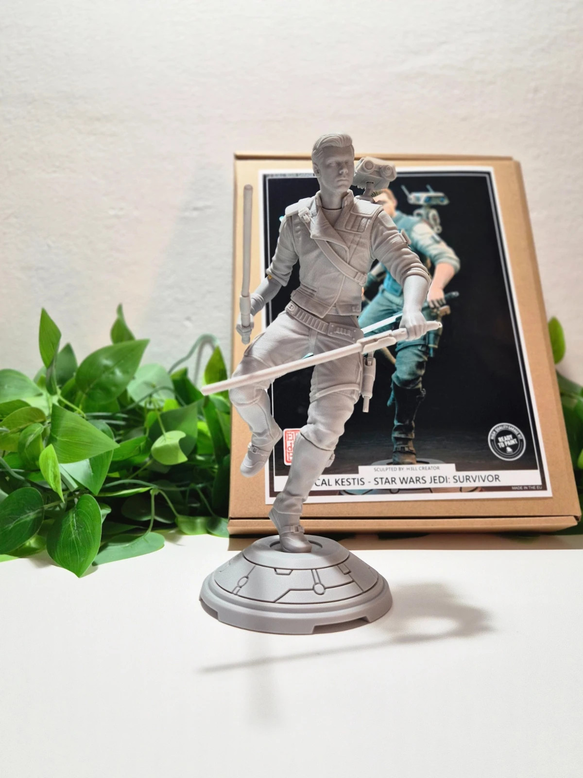 Figura de Cal Kestis, Garage Kit de resina de Jedi Survivor