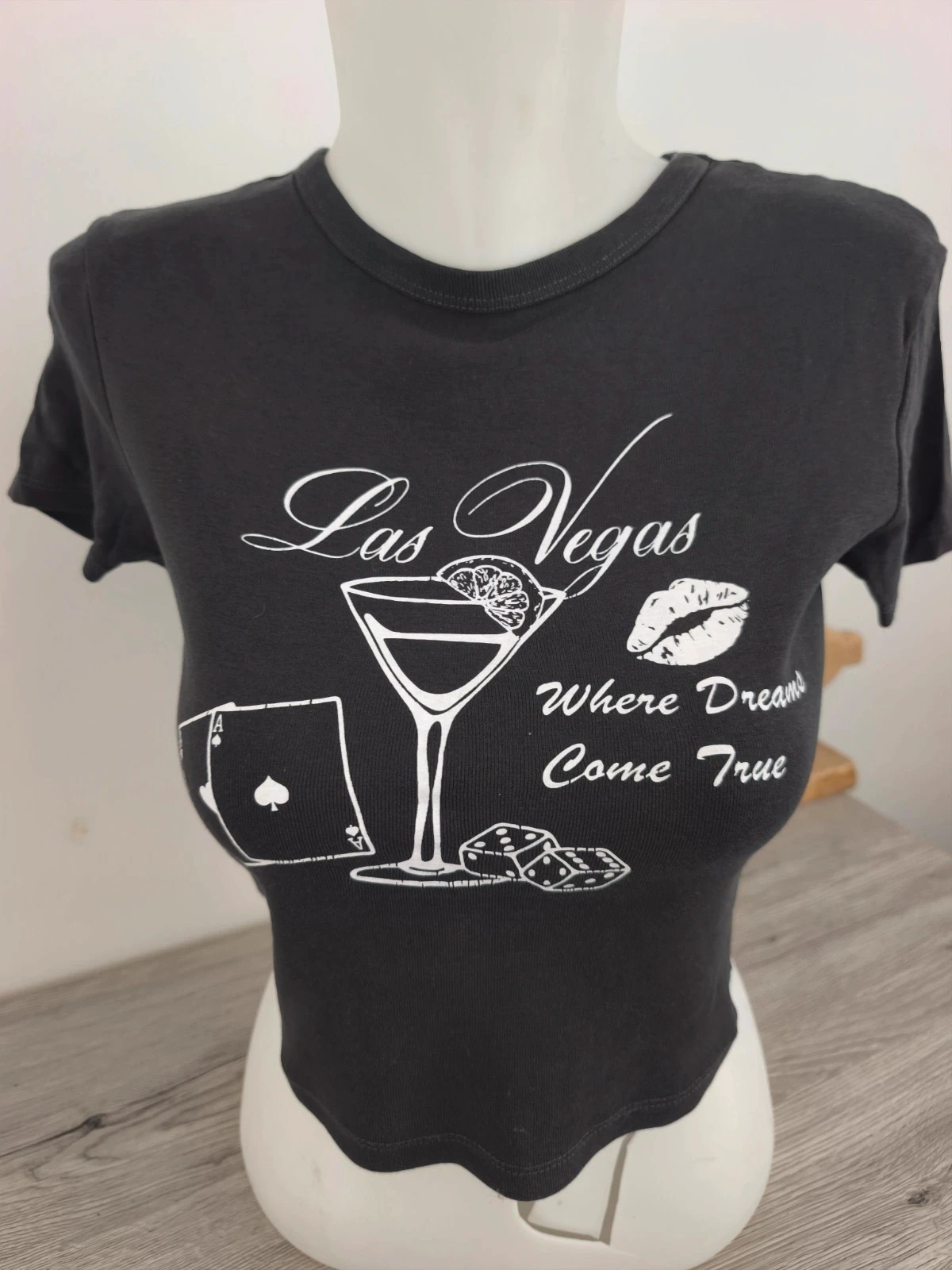 T-shirt noir Las Vegas Taille M