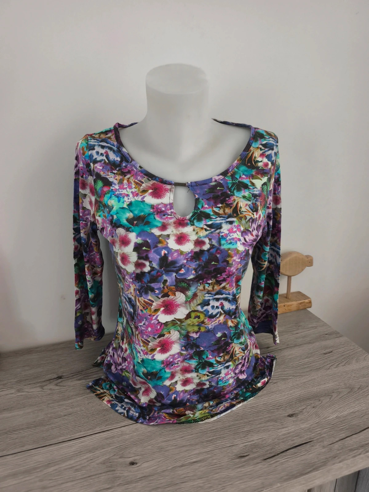 Haut fleuri femme – taille 40 – taille L / 40 / 12