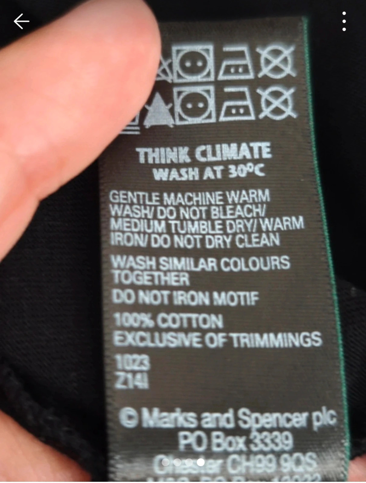 T-shirt noir M&S – Taille 44. No319 – M&S Mode – taille XXL / 44 / 16 4