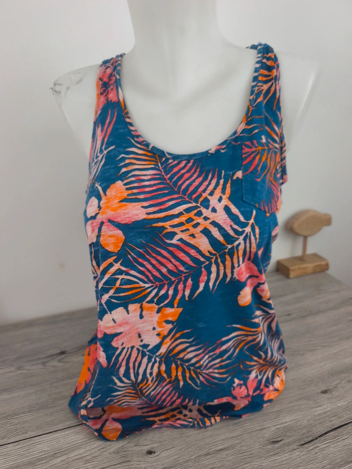Débardeur femme imprimé tropical – Taille 42
