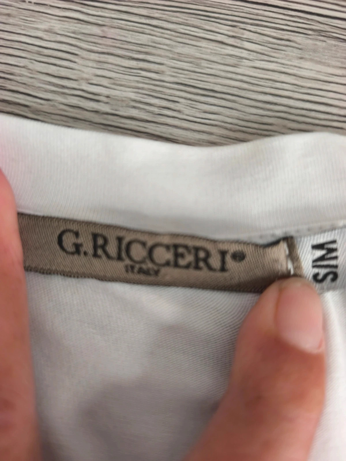 T-shirt femme blanc G. Ricceri – imprimé léopard. No342 – G.RICCERI – taille M / 38 / 10 3