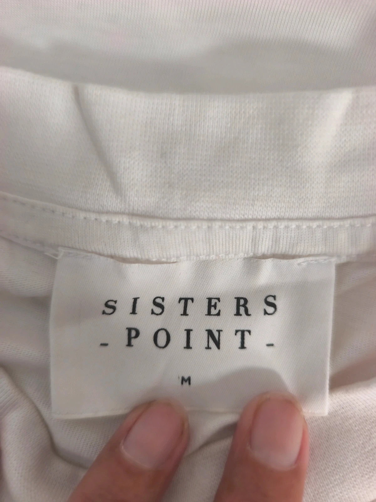 T-shirt femme blanc « Free hugs » taille M. No341 – Sisters Point – taille M / 38 / 10 3