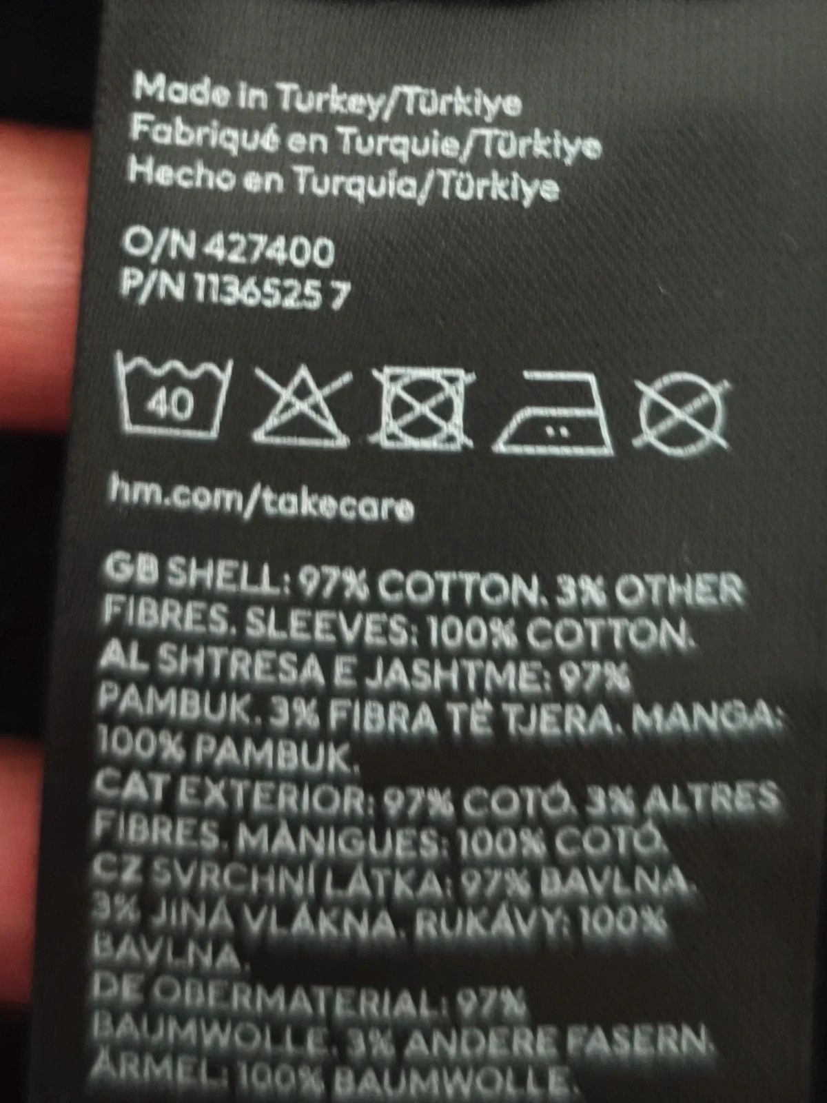 Blouse noire H&M à manches ajourées – Taille XS – H&M – taille XS / 34 / 6 4