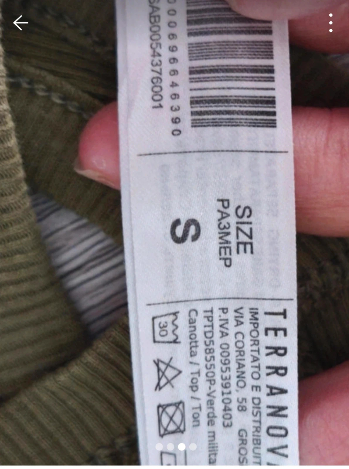 Débardeur côtelé kaki Terranova – Taille S – Terranova – taille S / 36 / 8 3
