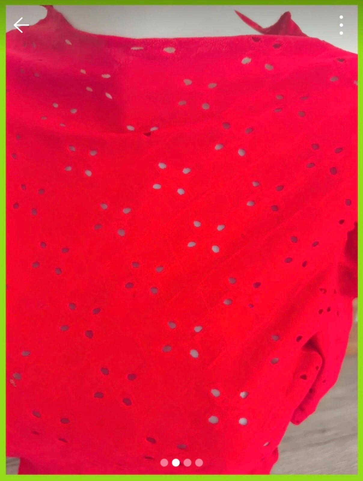 Blouse / top rouge ajouré SHEIN – Taille M – Shein – taille M / 38 / 10 2