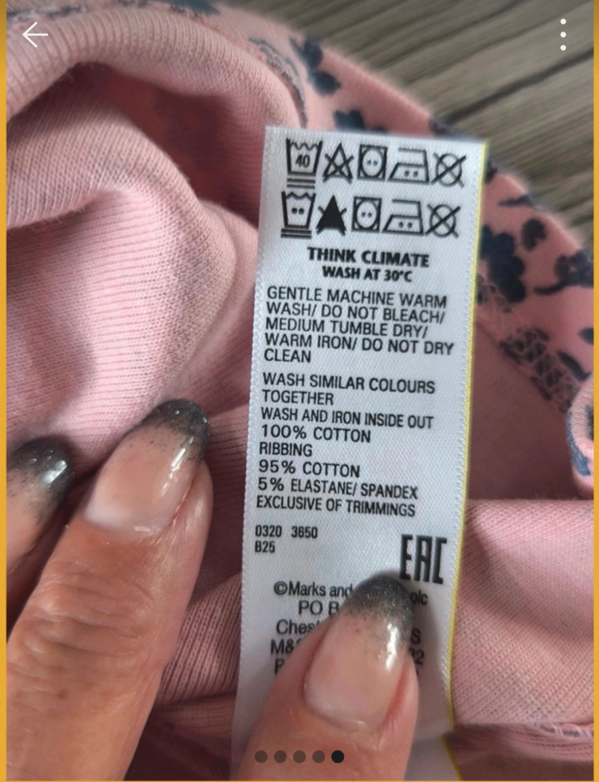 Sweat-shirt / haut M&S fille 14-15 ans. No193 – M&S Mode – taille 14 ans / 164 cm 5