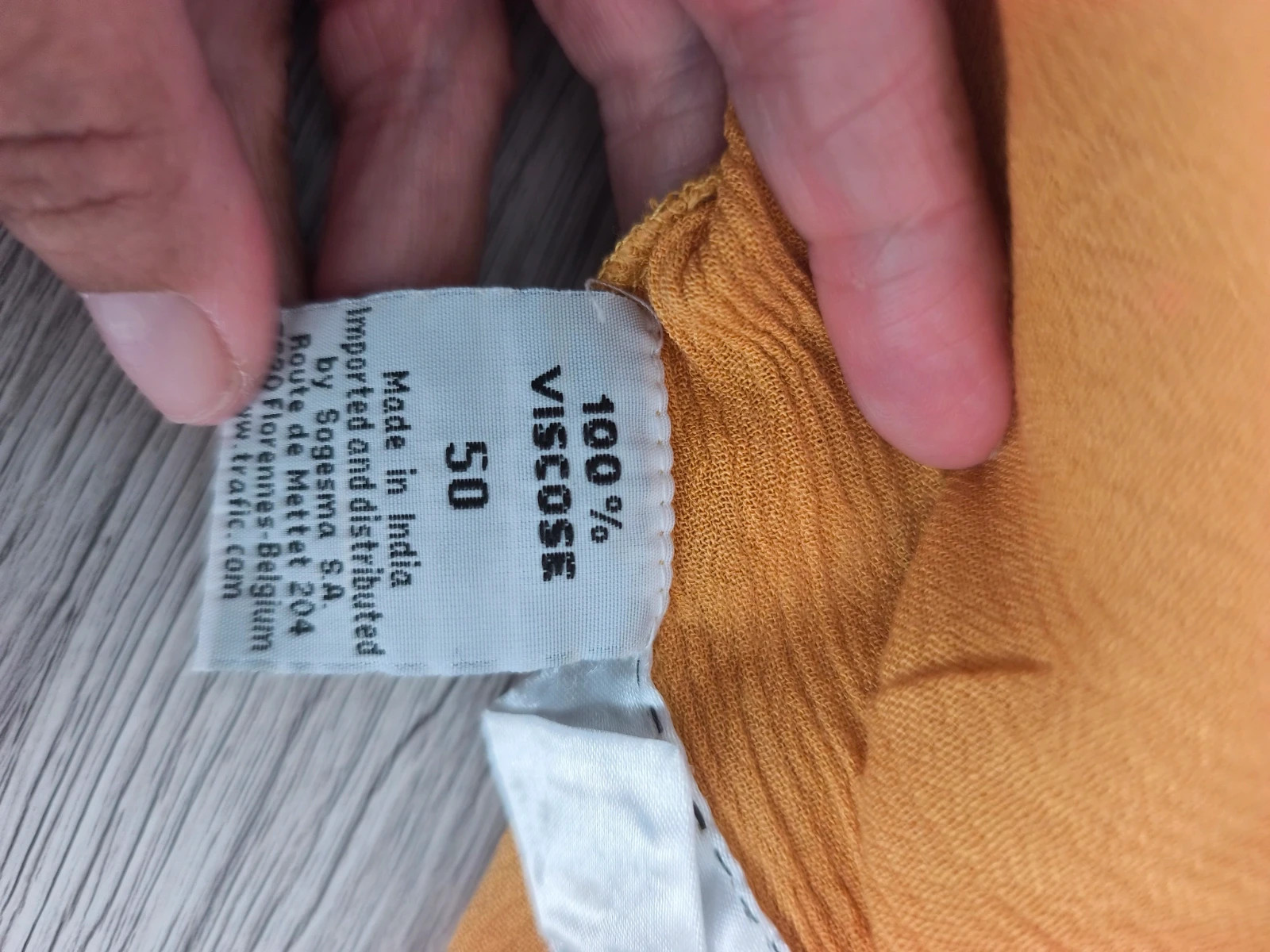 Blouse / tunique jaune moutarde – Taille 50 – Si Belle En XL – taille 5XL / 50 / 22 4