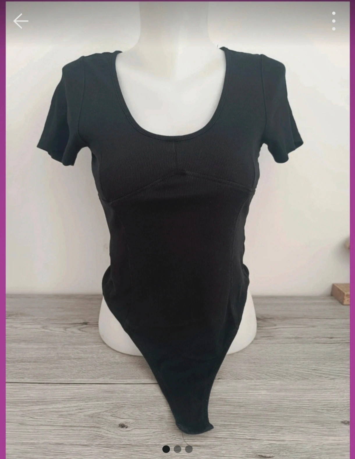 Body noir New Look – Taille 42. No288