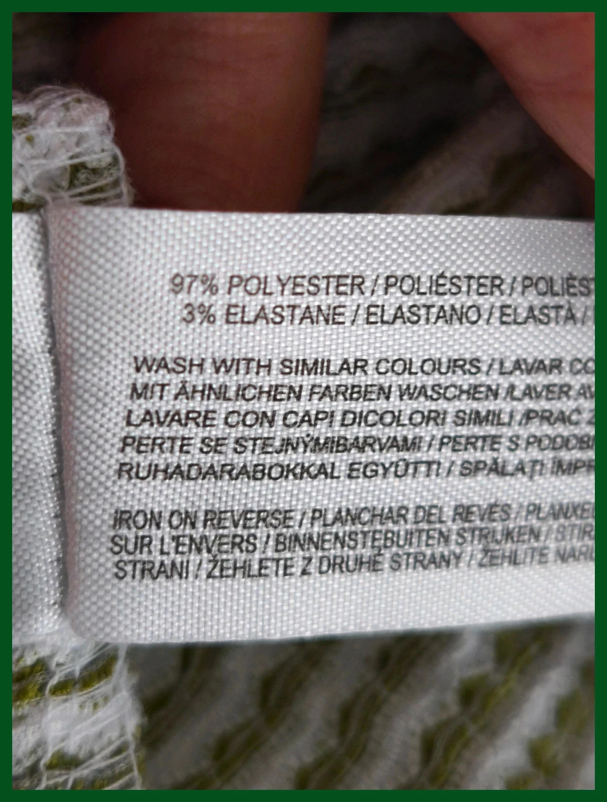 Boléro / Crop top rayé Primark – Taille M – Vert et blanc – À nouer – Primark – taille M / 38 / 10 3