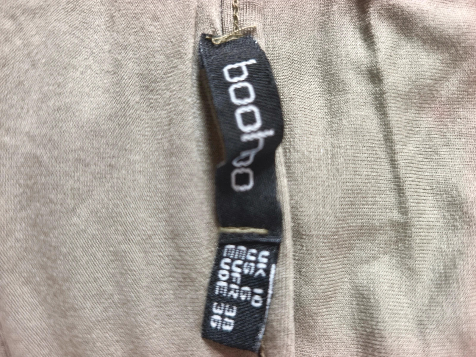 Tunique Boohoo kaki/taupe – Taille 36 – Boohoo – taille S / 36 / 8 2