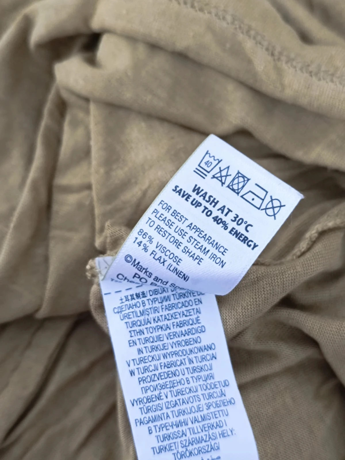 T-shirt moutarde M&S Collection – T42 / UK14 – M&S Mode – taille XL / 42 / 14 4