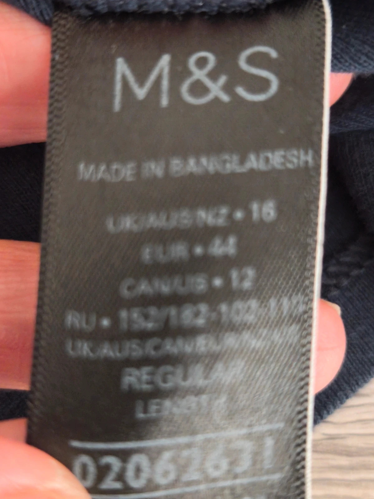 T-shirt M&S bleu marine – taille 44 – M&S Mode – taille XXL / 44 / 16 3