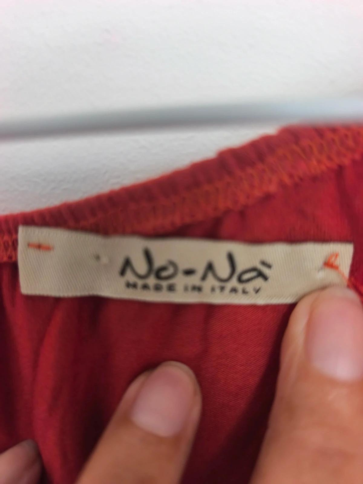 Robe corail à volants . Taille S – No-Nà – taille S / 36 / 8 2