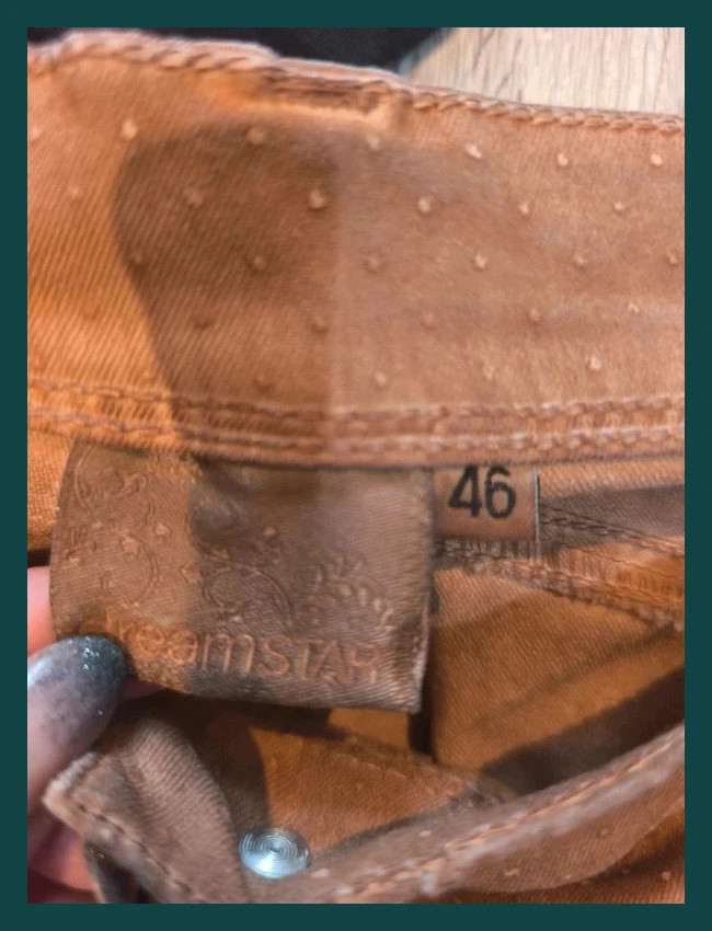 Pantacourt Marron à pois dreamStar T.46 – Dreamstar – taille XXXL / 46 / 18 4
