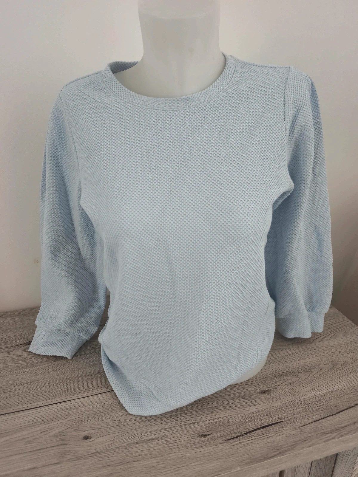 👕 Pull fin bleu clair – taille M – Cotton Club – taille M / 38 / 10