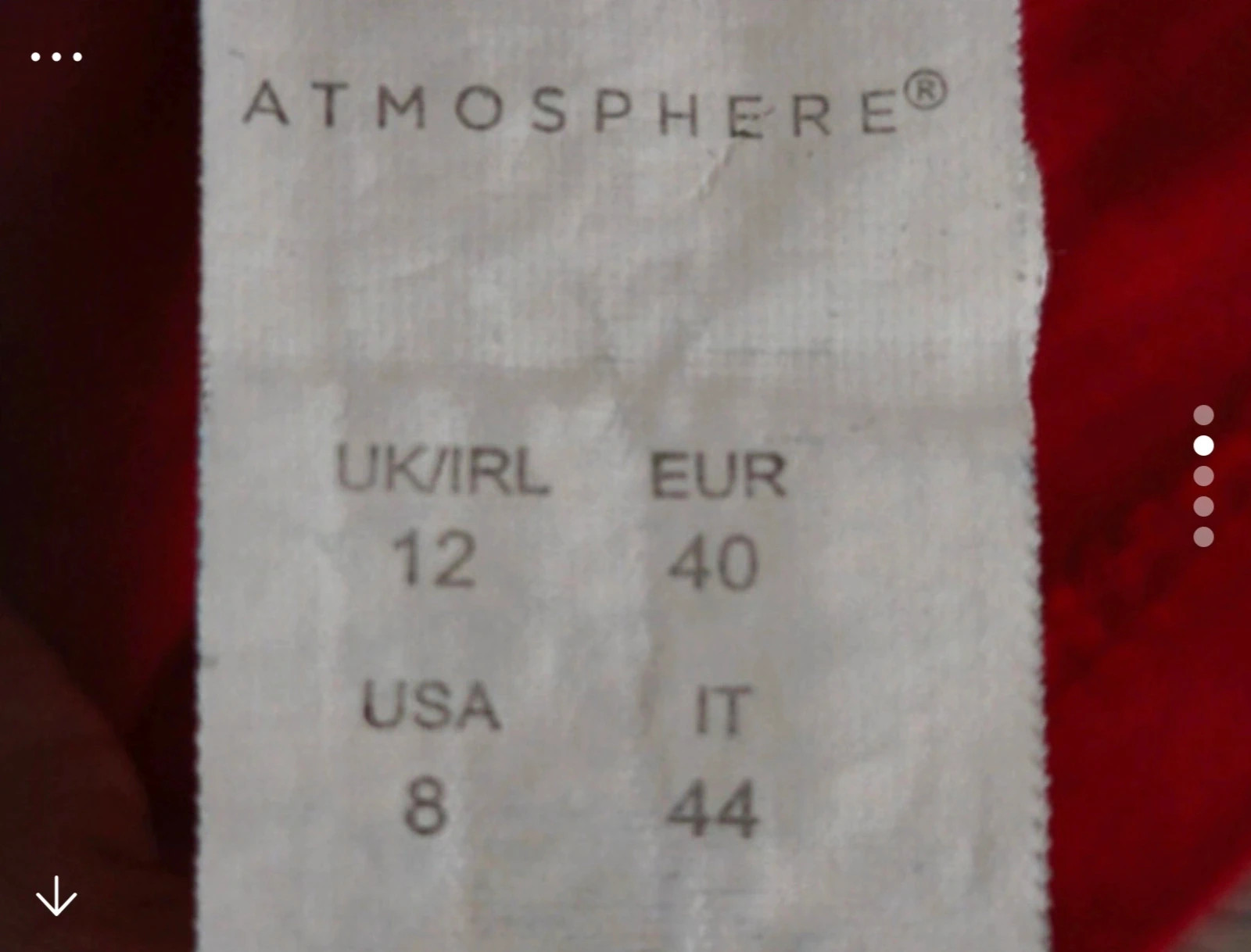T-shirt rouge imprimé lion – Taille 40. No322 – Primark – taille L / 40 / 12 4
