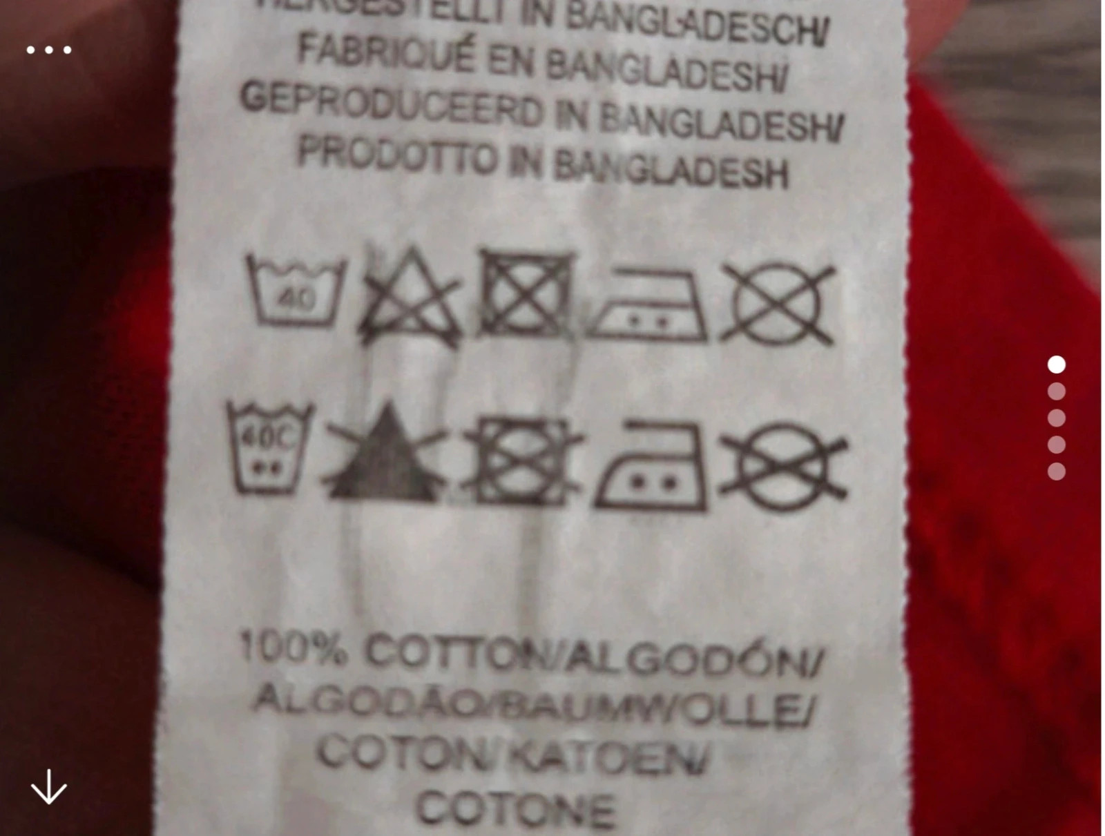 T-shirt rouge imprimé lion – Taille 40. No322 – Primark – taille L / 40 / 12 5