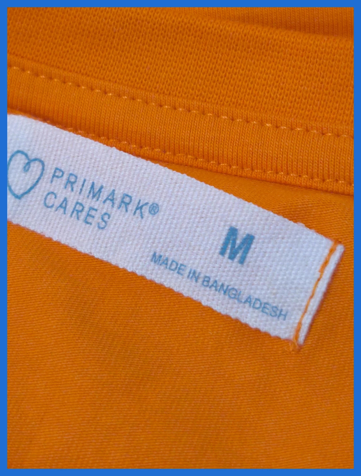 T-shirt Primark orange « Nederland » Taille M – 95 % coton – Primark – taille M / 38 / 10 2