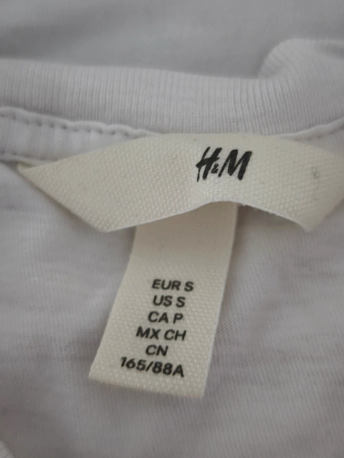 T-shirt H&M « Los Angeles California » blanc – Taille S – 100 % coton. No324 – H&M – taille S / 36 / 8 2