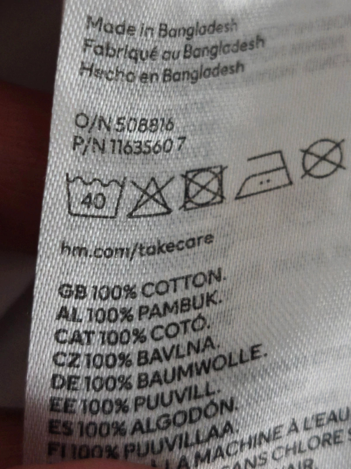 T-shirt H&M « Los Angeles California » blanc – Taille S – 100 % coton. No324 – H&M – taille S / 36 / 8 3