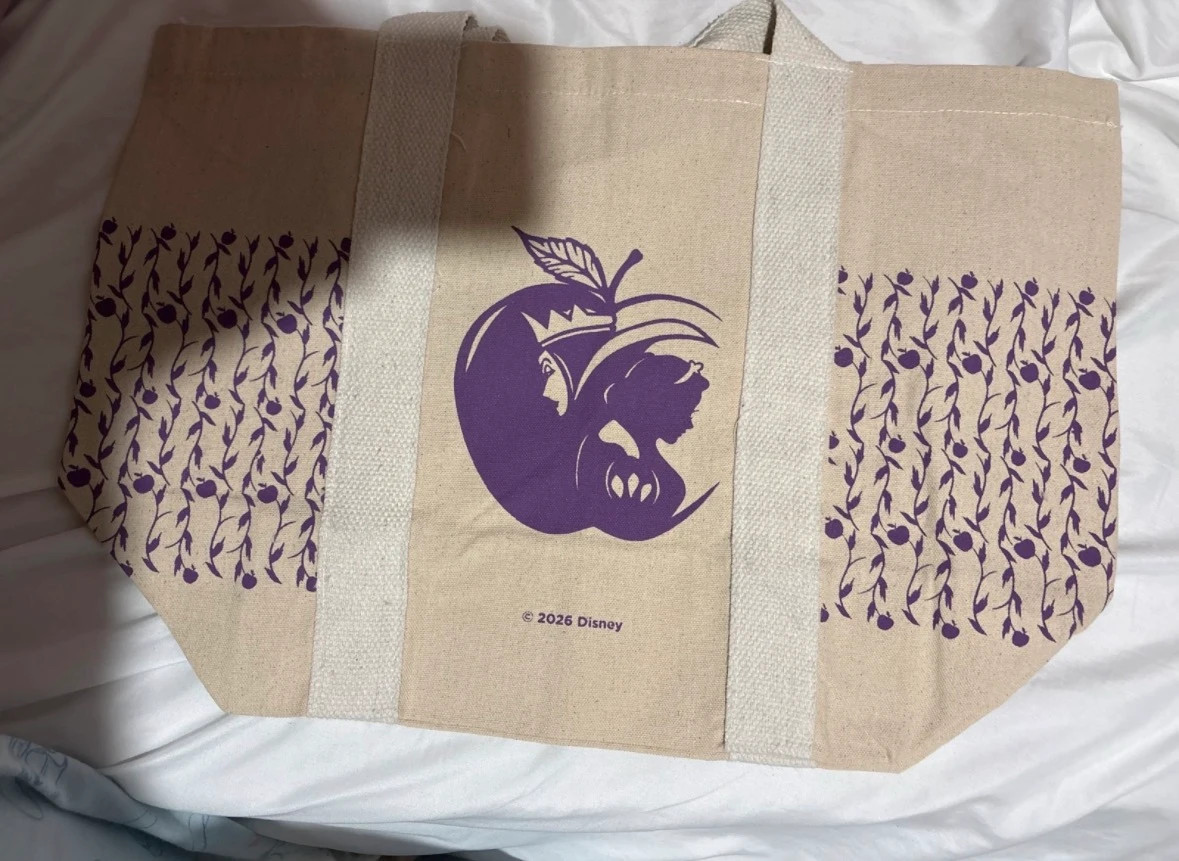 Sac en tissu blanche neige