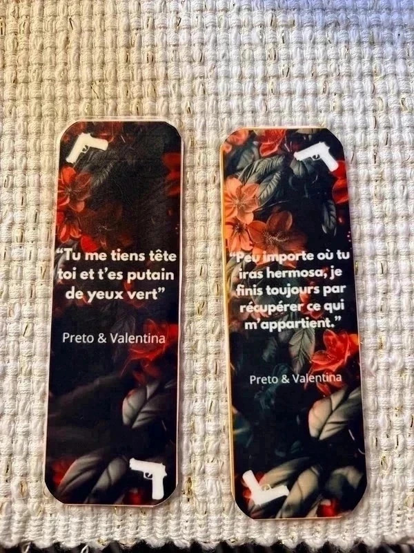 Lots de 2 Marque page Azra Reed - Valentina 1&2 – Fait Main 2