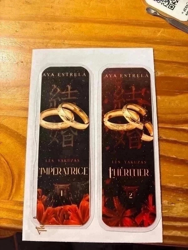 Lots de 2 Marque page Aya estrela - l’impératrice1& L’héritier 2 fais main – Fait Main 2