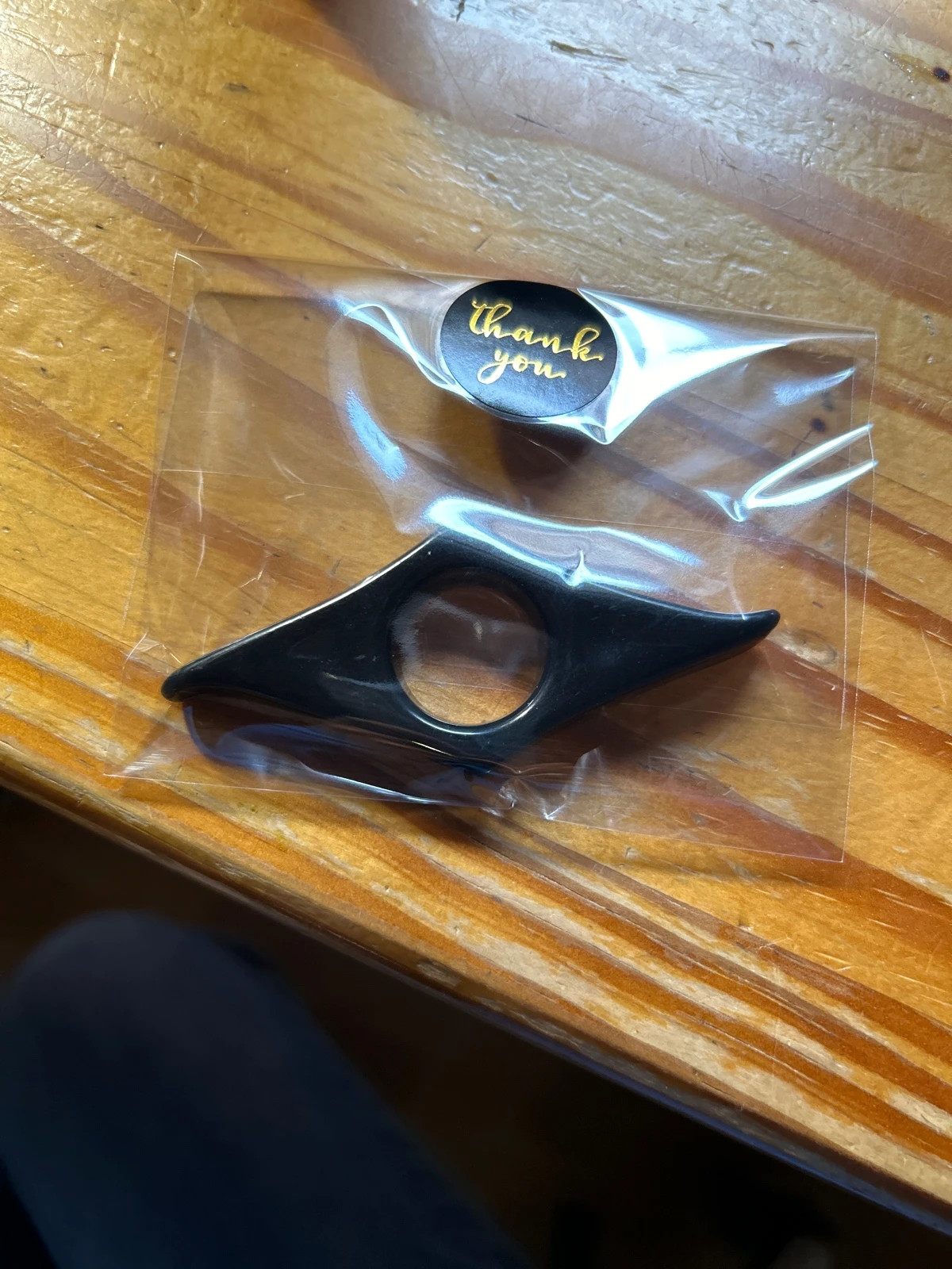 Bague de lecture noir lire seul main neuf – Shein 2