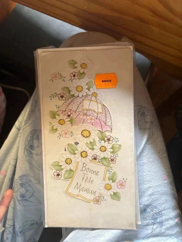 Lots 3 carte bonne fête maman avec enveloppe neuf 2