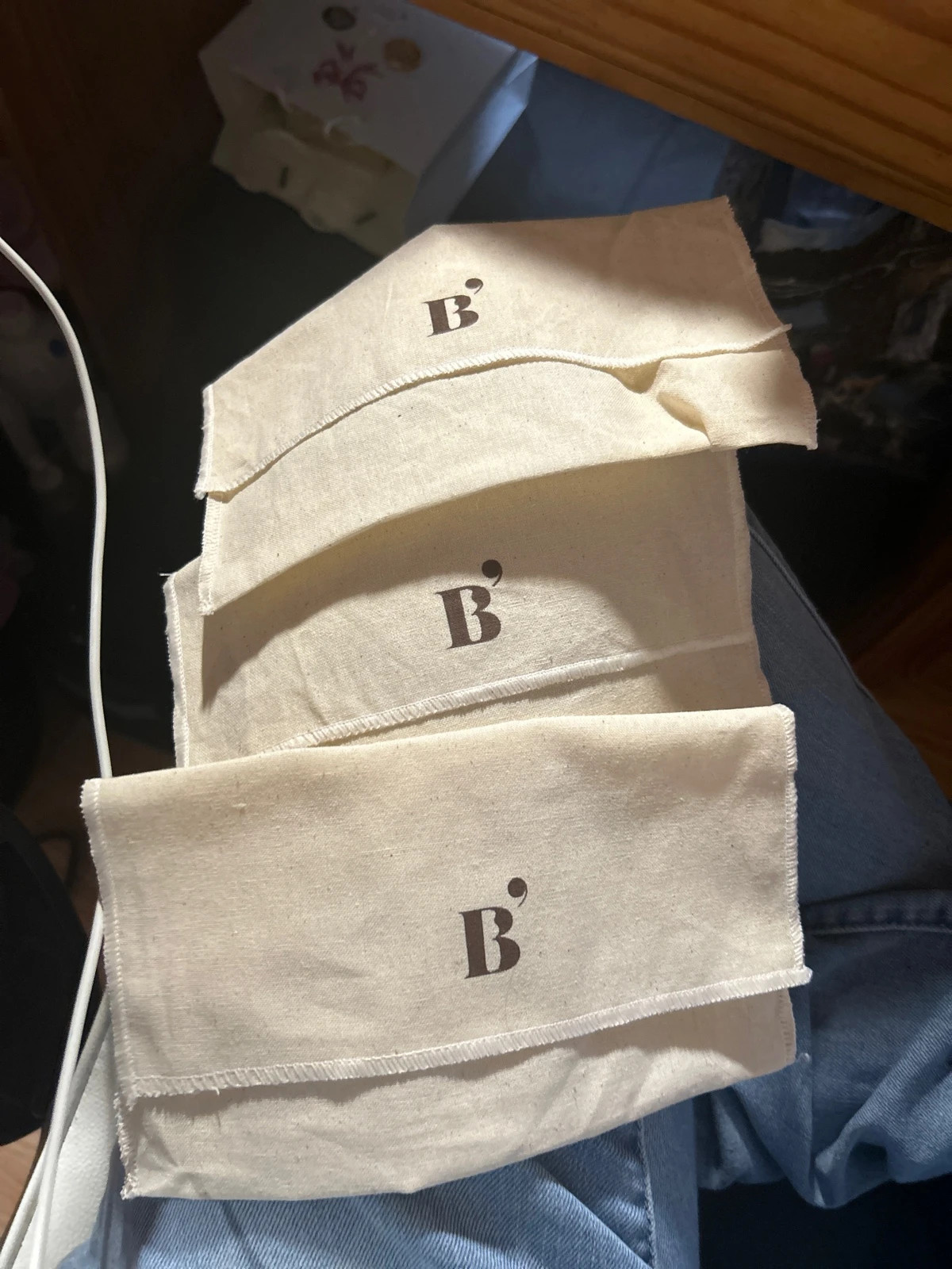 Lots de 3 Trousse en tissu beauty mart’s neuf – Beauty 5