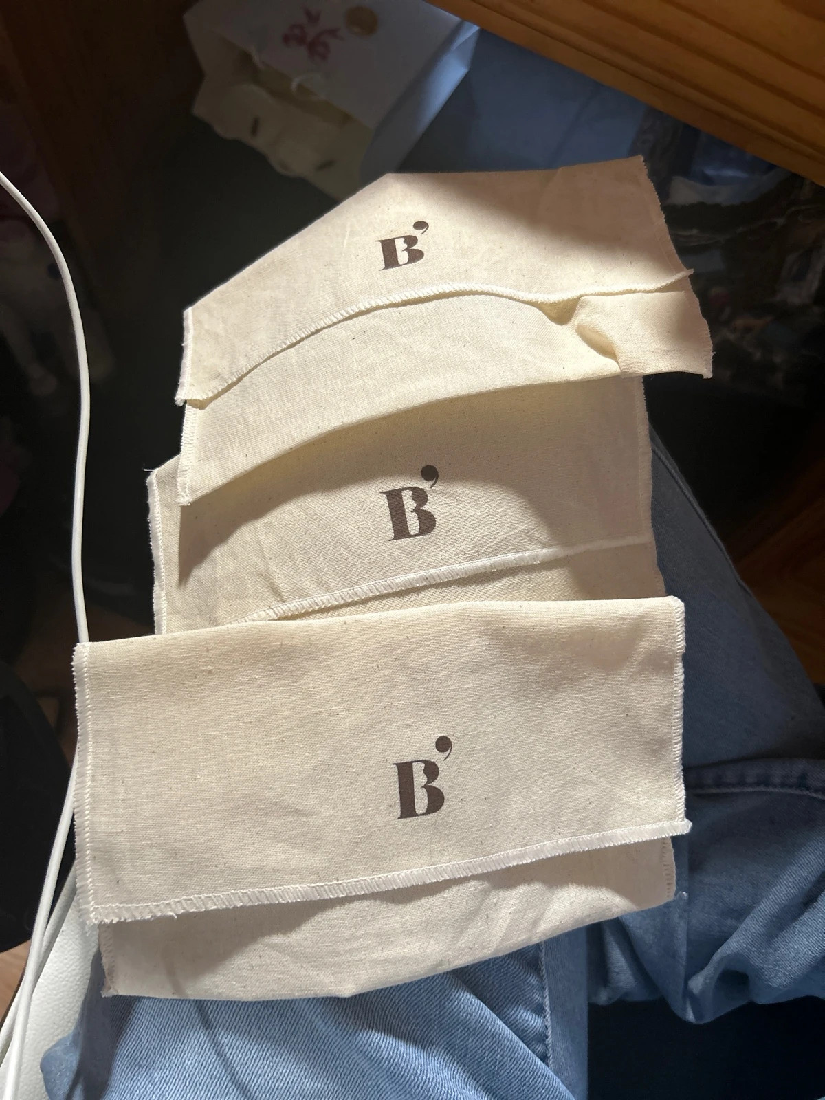 Lots de 3 Trousse en tissu beauty mart’s neuf – Beauty 2