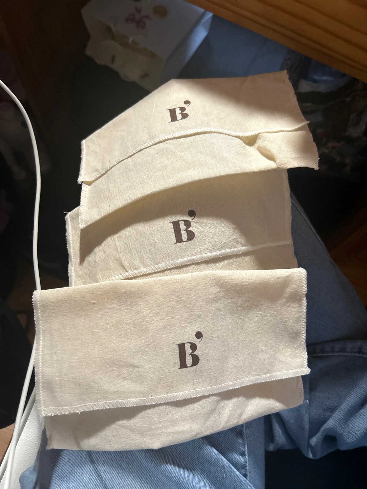 Lots de 3 Trousse en tissu beauty mart’s neuf – Beauty 4