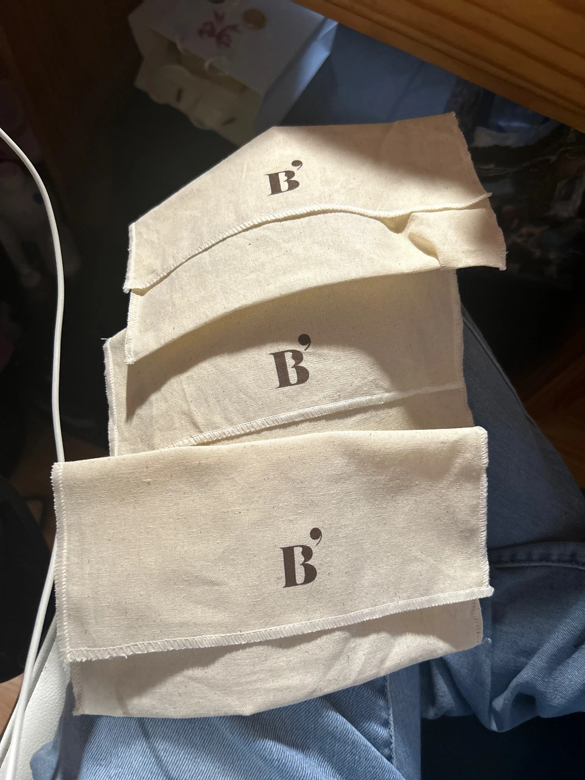 Lots de 3 Trousse en tissu beauty mart’s neuf – Beauty 3