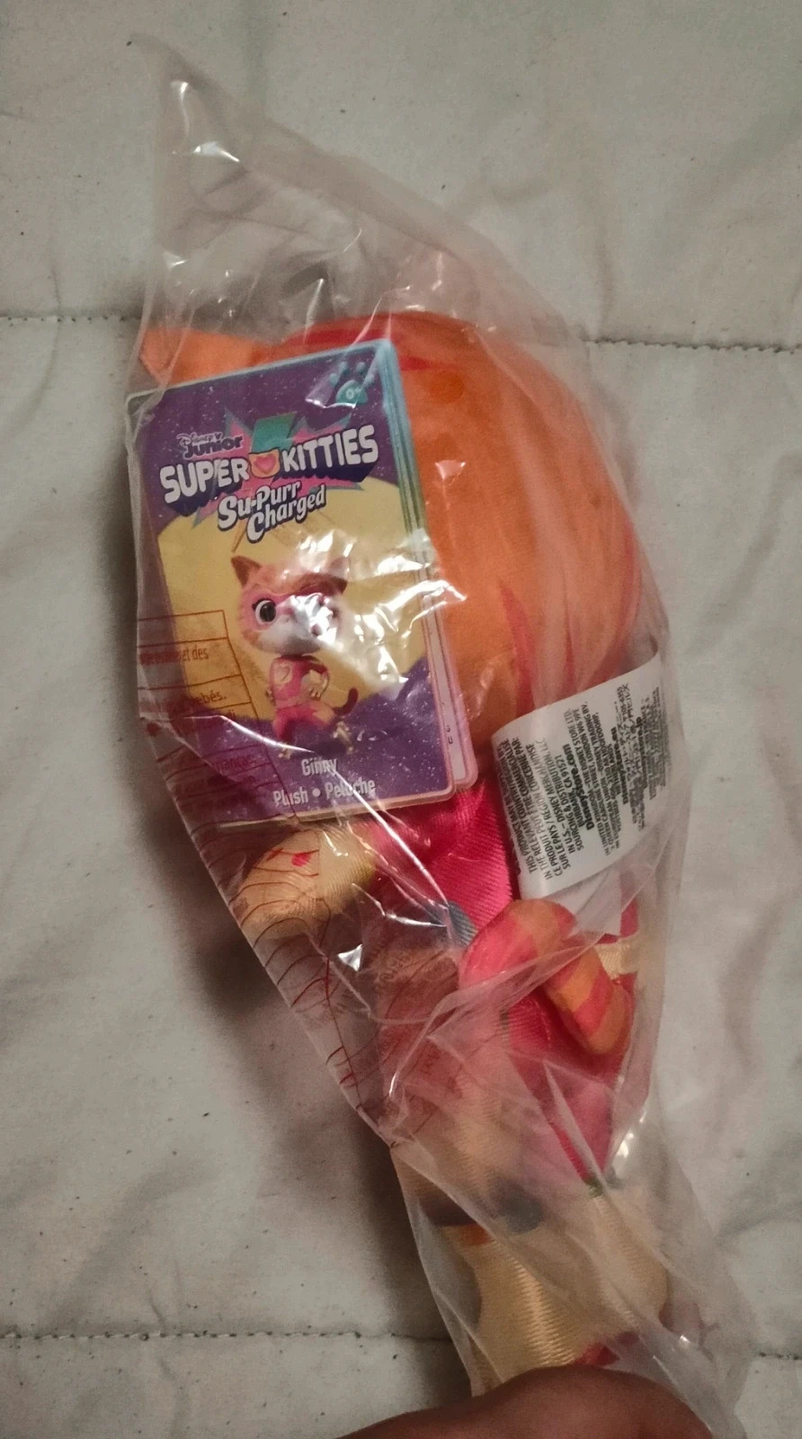 🐱 Peluche Officielle de 25 cm Ginny SuperKitties Disney Junior – Disney – taille Taille unique 4