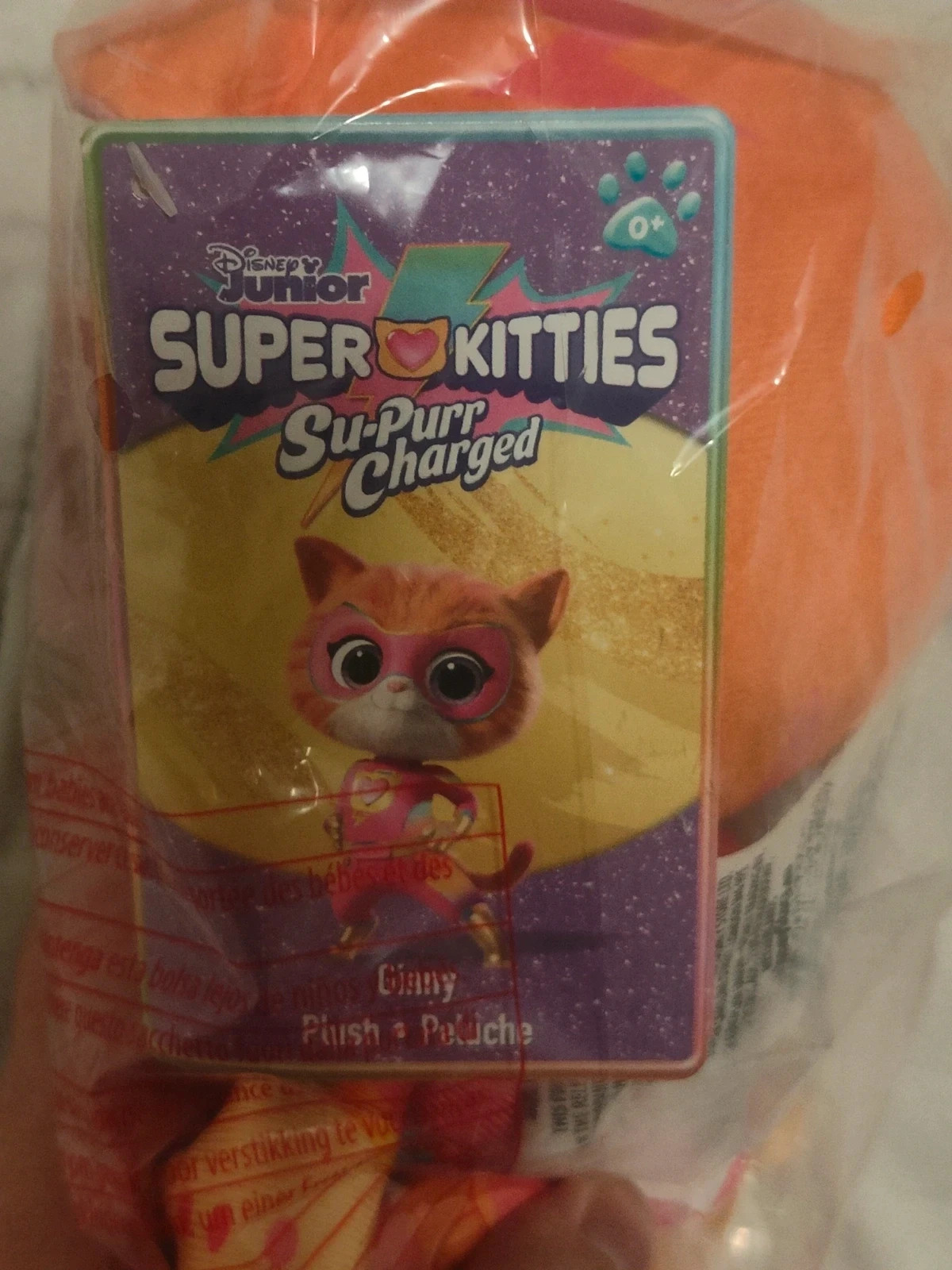 🐱 Peluche Officielle de 25 cm Ginny SuperKitties Disney Junior – Disney – taille Taille unique 2