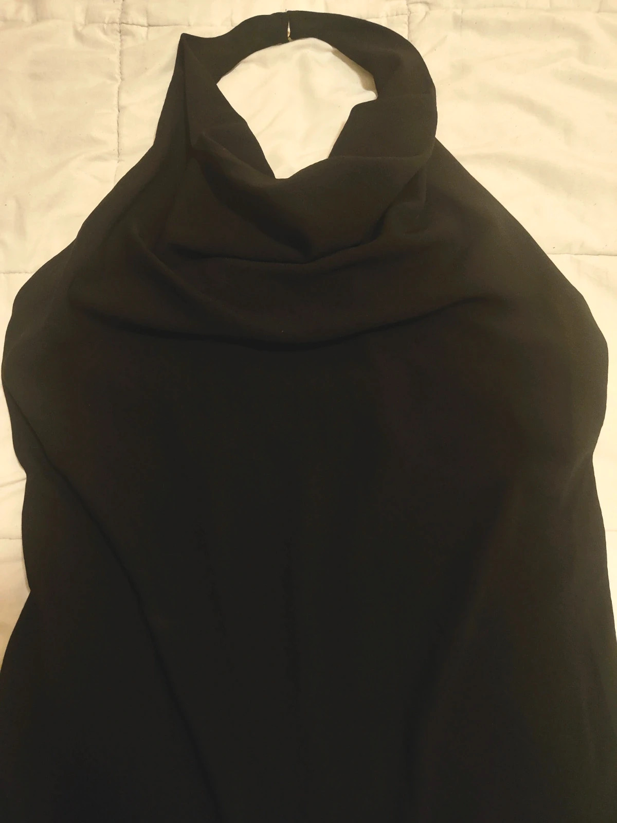 Robe noire courte col bénitier, taille 44 – Kiabi – taille XL / 42 / 14 2